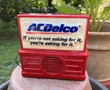 VINTAGE AC DELCO ADVERTISING AM/FM RADIO GREAT CONDITION …. WORKS picture