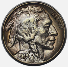 1937-D Buffalo Nickel *Scarce 3 Legged Variety* Highly Sought Mint Error Coins picture