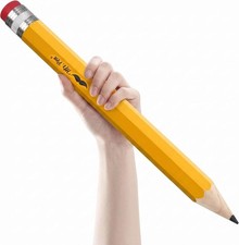 - Wooden Jumbo Pencil, 14 Inch, Jumbo Wooden Big | Novelty Pencil with Cap for K picture