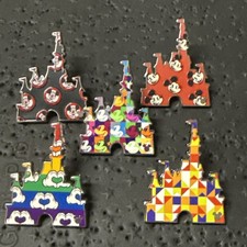 2025 Disney WDW Hidden Mickey Castles Wave B 5 Pin Set- NO CHASER picture