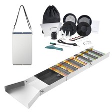 23 PCS Gold Panning Kit With Sluice Box 50