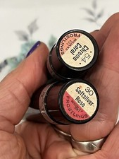 VINTAGE REVLON COLLECTIBLE FROSTLINGS LIPSTICK SOFTSILVER ROSE CHROME CORAL LOT picture