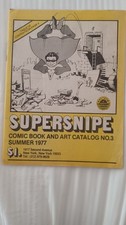 1977 SUPERSNIPE Comic & Original Art CATALOG Frank Frazetta Neal Adams etc picture