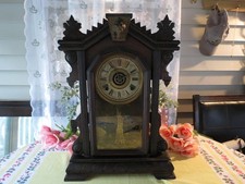 ANTIQUE CHARLES F. ADAMS INGRAHAM CLOCK Co. STATUE OF LIBERTY CIRCA 1878 picture