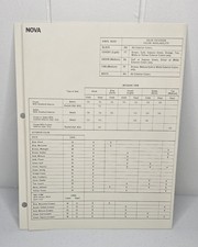 Rare 1971 Chevrolet Chevy Dealer Color Trim Chart Camaro Chevelle Nova Vega picture