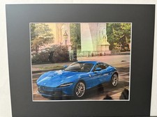 Ferrari Roma Holographic 11x14 Matted Frame picture