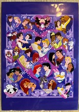 Disney WonderGround 2026 Disney Love Story By Kenny Yamada 5x7 Postcard picture