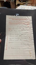 1877 Central Pacific Division Telegraph Document picture