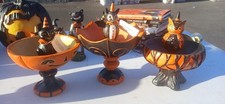Johanna Parker Transpac Candy Pedestals Lot Of 3 Retired Rare Vintage Collection picture