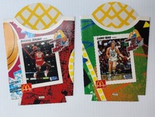 Vintage 1993 Michael Jordan & Larry Bird MVP Fry Box Rare McDonald's Never Open picture