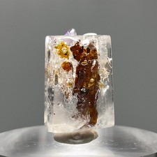 4 Moving Bubbles RARE Fluorescent Golden Petroleum Quartz & Amethyst Enhydro picture
