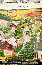 COMMUNITY DEVELOPMENT IN GEORGIA BOOKLET UGA Cooperative Extension 1951 picture
