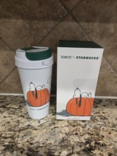 Starbucks-  The Great Pumpkin Snoopy Peanuts Tumbler 2026. Limited picture