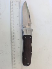 SOG Tomcat S17 Japanese Pocket Knife Wood Handle  picture