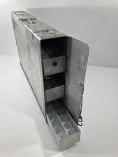 Authentic Delta Airlines Boeing 737-200 Liquor Drink Container Galley Metal Box picture