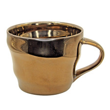 Starbucks Bronze Metallic Ceramic Large sized Coffee Mug. picture