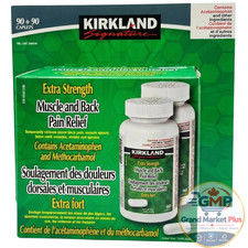 KIRKLAND Extra Strength MUSCLE & BACK Relief 180 Caplets (2 x 90) EXP FEB-2029 picture