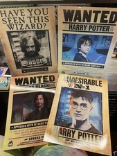 Set Of 4 Harry Potter Lenticular (moving) Plastic Posters picture
