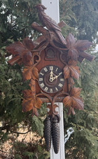 Antique C 1910 American Cuckoo Clock Co German Cuckoo Wall Clock - SEE VIDEO picture