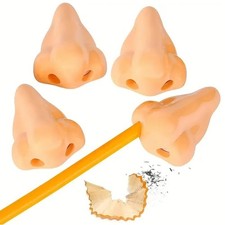 12 pcs Funny Nose Shaped Pencil Sharpener School Teacher Student Prank Gag Gift picture