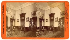 MICHIGAN STEREOVIEW - Lansing - Capitol - Governor's Office - JH Scotford 1880s picture