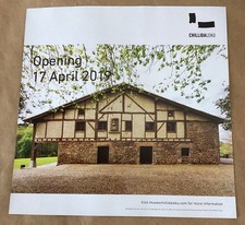 Eduardo Chillida Leku gallery exhibition ad 2019 art vtg magzine print Zabalaga picture