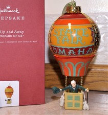 NEW Hallmark Ornament 2019 Wizard of Oz Omaha State Fair Balloon Up Up And Away picture