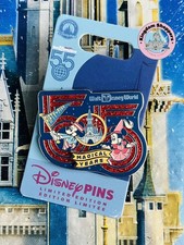 2026 Disney Parks Walt Disney World 55th Anniversary Mickey & Minnie LE 5000 Pin picture