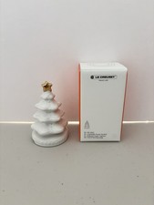 RARE Le Creuset Christmas Tree Pie Vent Bird Funnel Noel Holiday - New in Box picture
