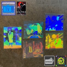 1993 Panini Batman Animated - Hologram Stickers - Pick Choose Complete Your Set picture
