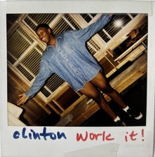 Vintage 1980s Original Polaroid Candid Photo Clinton Work It Music Archive picture