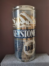 Vintage Keystone Light Can  27-inch Tall Collectible Sign Display picture