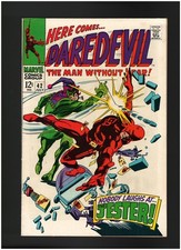 DAREDEVIL # 42 ( 1968 ) 1ST APP: JESTER  MARVEL COMICS SHARP COPY picture