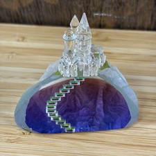 Beautiful Vintage Crystal World Imperial Castle Rainbow Castles And Legends FLAW picture