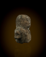 Rare Authentic Ancient Egyptian Antique Sekhmet Goddess Stone Bust Figure BC picture