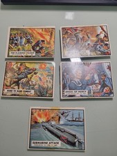 1962 Topps (5) Different Civil War News Vintage Card Lot picture