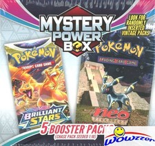 POKEMON MJH MEGA MYSTERY POWER Sealed Box-5 Booster Pack Look for VINTAGE 1:10 picture