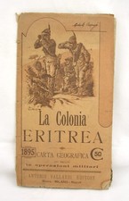 The Colony Eritrea Geographical Map to Follow Military Operations 1895 picture