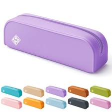 ZENO Silicone Pencil Case – Aesthetic Pencil Pouch for Women & Teens – Cute P... picture