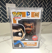 Funko Pop Heroes Metallic Nightwing #40 DC Comics Fugitive Toys Exclusive picture