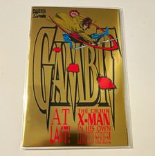 Gambit #1 Retailer Gold Variant- VF to NM Rare Marvel Comics 1993 picture