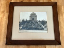 Antique 1907 B&W Photo PRESIDENT WM McKINLEY Monument Dedication KNIGHTS TEMPLAR picture