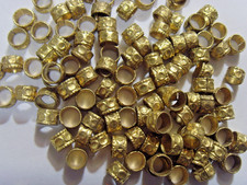 1960s vint 100 gold gilded handmade tribal collar spacer beads central Asia 1726 picture