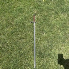 Starfire Steel Medieval Sword with Leather Grip 40 Inch picture