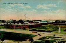 Vtg 1945 Manila Philippines Postcard Intramuros WWII Soldier Message Ruins picture