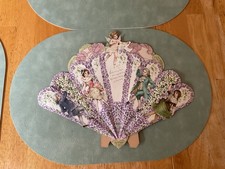 VINTAGE ANTIQUE VALENTINES CARDS   2 LARGE CARDS picture