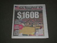 2017 AUGUST 31 NEW YORK POST NEWSPAPER - HURRICANE HARVEY- $160 BILLION DISASTER picture