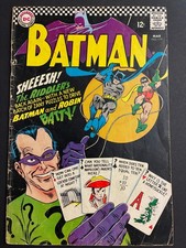 Batman 179 GD-VG (see descrip) -- 2nd Silver Age App. of Riddler 1966 picture