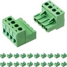 10 Sets 4 Pin 5.08mm PCB Screw Terminal Block Phoenix Connectors 4P picture
