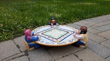 Rare Vintage 1999 Lotus 3D Ceramic Passover Seder Family Plate / Platter picture